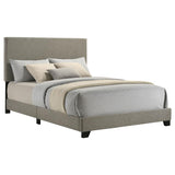 Dorian Fabric Upholstered Full Panel Bed Taupe | Beige | Taupe | 300851F