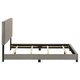 Dorian Fabric Upholstered Full Panel Bed Taupe | Beige | Taupe | 300851F