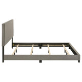 Dorian Fabric Upholstered California King Panel Bed Taupe | Beige | Taupe | 300851KW
