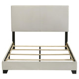 Dorian Fabric Upholstered Full Panel Bed Cream | Ivory | Cream | 300852F