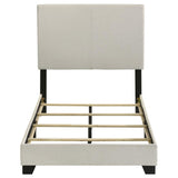 Dorian Fabric Upholstered Twin Panel Bed Cream | Twin | Beige | Cream | 300852T
