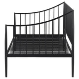 Newbury Metal Twin Daybed Bed Frame Matte Black | Twin | Black | Matte Black | 301056