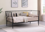 Richland Metal Twin Daybed Bed Frame Matte Black | King | Black | Matte Black | 301057