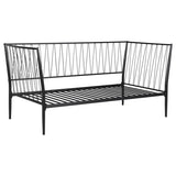 Richland Metal Twin Daybed Bed Frame Matte Black | King | Black | Matte Black | 301057