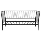Richland Metal Twin Daybed Bed Frame Matte Black | King | Black | Matte Black | 301057