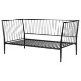 Richland Metal Twin Daybed Bed Frame Matte Black | King | Black | Matte Black | 301057