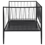 Richland Metal Twin Daybed Bed Frame Matte Black | King | Black | Matte Black | 301057