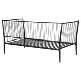 Richland Metal Twin Daybed Bed Frame Matte Black | King | Black | Matte Black | 301057
