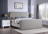 Wren Upholstered Eastern King Panel Bed Grey | Grey | 302052KE