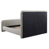 Wren Upholstered Eastern King Panel Bed Grey | Grey | 302052KE