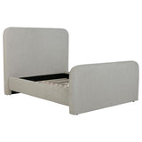 Wren Upholstered Queen Panel Bed Grey | Queen | Grey | 302052Q