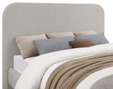Wren Upholstered Queen Panel Bed Grey | Queen | Grey | 302052Q
