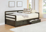 Sorrento 2-drawer Twin XL Daybed with Extension Trundle Grey | Full | Grey | 305706