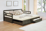 Sorrento 2-drawer Twin XL Daybed with Extension Trundle Grey | Full | Grey | 305706