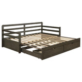 Sorrento 2-drawer Twin XL Daybed with Extension Trundle Grey | Full | Grey | 305706