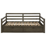 Sorrento 2-drawer Twin XL Daybed with Extension Trundle Grey | Full | Grey | 305706