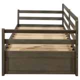Sorrento 2-drawer Twin XL Daybed with Extension Trundle Grey | Full | Grey | 305706