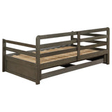 Sorrento 2-drawer Twin XL Daybed with Extension Trundle Grey | Full | Grey | 305706