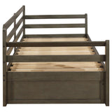 Sorrento 2-drawer Twin XL Daybed with Extension Trundle Grey | Full | Grey | 305706