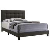 Mapes Upholstered Eastern King Panel Bed Charcoal | Grey | Charcoal | 305746KE
