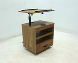 Lerma 1-drawer Adjustable Tray Top Nightstand with Speaker Mango