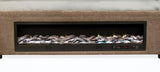 Senna Upholstered Queen Audio Flame Visualizer Bed Brown | King | Brown | 305811Q