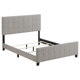Fairfield Upholstered Queen Panel Bed Beige | Queen | Beige | 305952Q