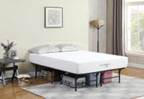 Mabel Metal Mattress Support Platform Bed Black