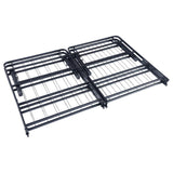 Mabel Metal Queen Mattress Support Platform Bed Black | Black | 305957Q
