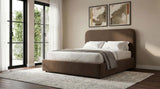 Anders Upholstered Storage Lift Platform Bed Beige