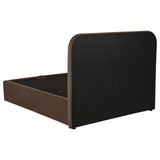 Anders Upholstered Full Storage Lift Platform Bed Chocolate | Full | Brown | Chocolate | 306037CHF