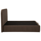 Anders Upholstered Full Storage Lift Platform Bed Chocolate | Brown | Chocolate | 306037CHF