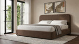 Anders Upholstered Eastern King Storage Lift Platform Bed Chocolate | Brown | Chocolate | 306037CHKE
