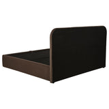 Anders Upholstered Eastern King Storage Lift Platform Bed Chocolate | Brown | Chocolate | 306037CHKE