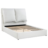Gwendoline Upholstered Queen Panel Bed White | Queen | White | 306040Q