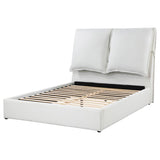 Gwendoline Upholstered Queen Panel Bed White | Queen | White | 306040Q