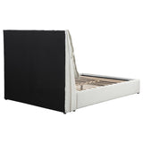Gwendoline Upholstered Queen Panel Bed White | Queen | White | 306040Q