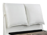 Gwendoline Upholstered Queen Panel Bed White | Queen | White | 306040Q