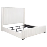 Natasha 65-inch Upholstered California King Bed Cream | California King | Ivory | Cream | 306051KW