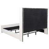 Natasha 65-inch Upholstered California King Bed Cream | California King | Ivory | Cream | 306051KW