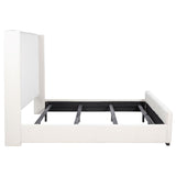Natasha 65-inch Upholstered California King Bed Cream | California King | Ivory | Cream | 306051KW
