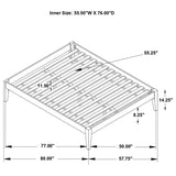Hounslow Full Universal Platform Bed Black | 306129F
