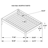 Hounslow Eastern King Universal Platform Bed Black | Eastern King | 306129KE