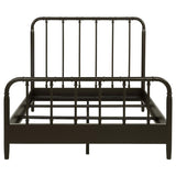 Rocco All Wood Water Pipe Open Frame Full Bed Dark Bronze | Brown | Dark Bronze | 310035F