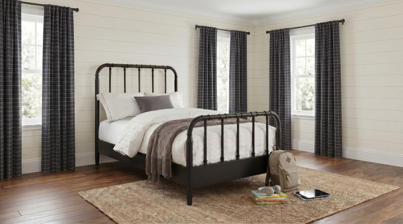 Rocco All Wood Water Pipe Open Frame Bed Dark Bronze