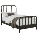 Rocco All Wood Water Pipe Open Frame Twin Bed Dark Bronze | Twin | Brown | Dark Bronze | 310035T