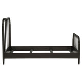 Rocco All Wood Water Pipe Open Frame Twin Bed Dark Bronze | Twin | Brown | Dark Bronze | 310035T