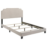 Tamarac Upholstered Eastern King Panel Bed Beige | Beige | 310061KE