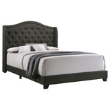 Sonoma Upholstered Full Wingback Bed Grey | Full | Grey | 310072F