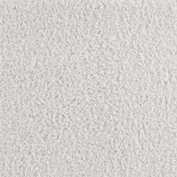 Selene Boucle Upholstered Queen Wingback Bed White
